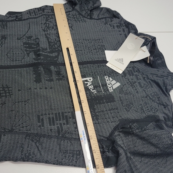 Adidas X Parley Short Sleeve Cycling Jersey Women Size M Black HF9020 New - Picture 8 of 12